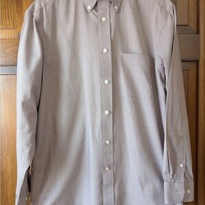 Daniel Cremieux Brown Patterned Dress Shirt
